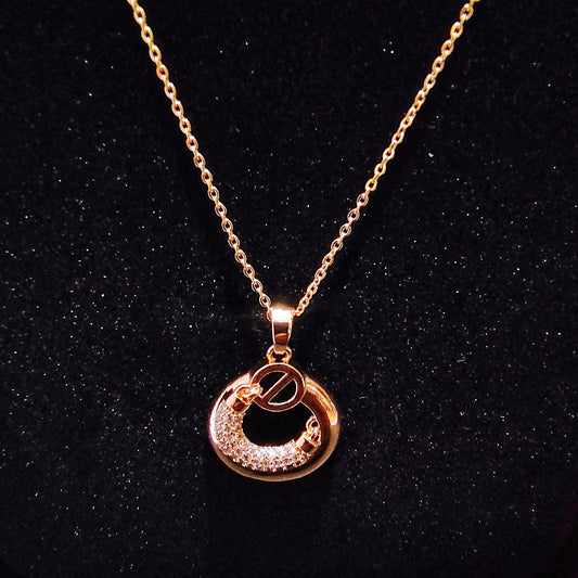 Modern Gold Statement Necklace