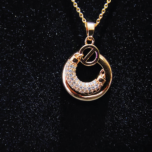 Modern Gold Statement Necklace