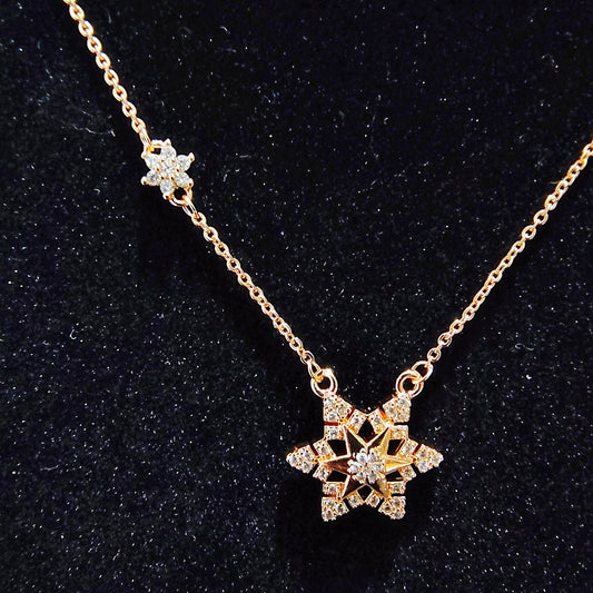 Celestial Gold Star Necklace