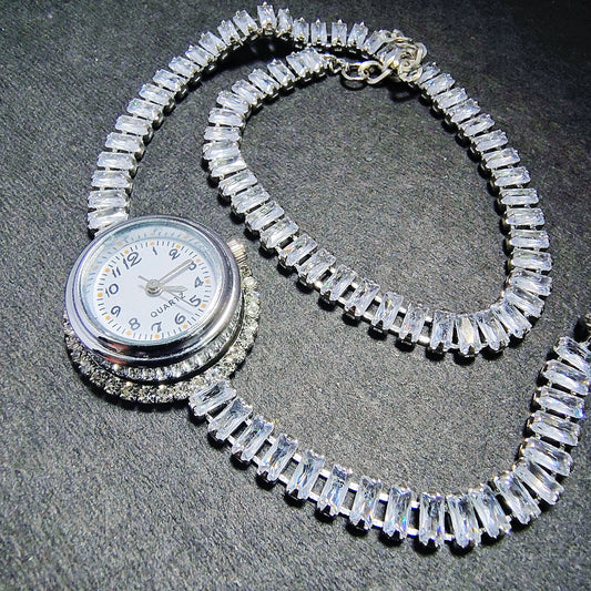 Crystal Strap Quartz Bracelet Watch