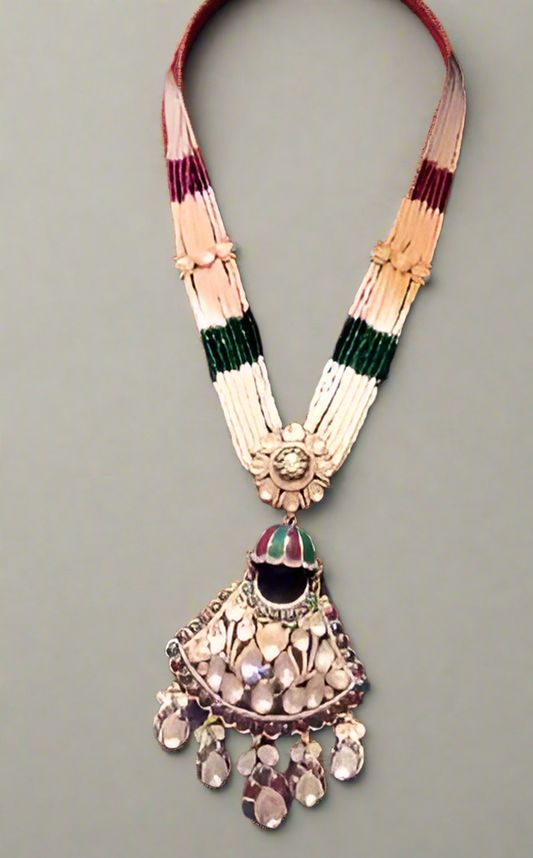 Multi-Strand Beaded Kundan Necklace