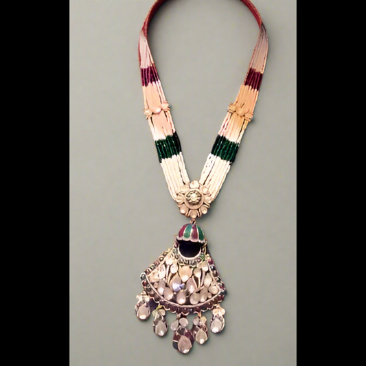 Multi-Strand Beaded Kundan Necklace